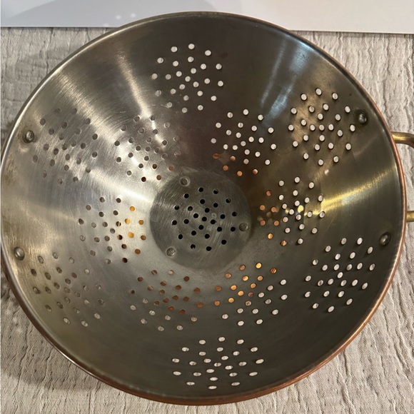 Vintage Copper Colander Made in Portugal - Picture 4 of 13